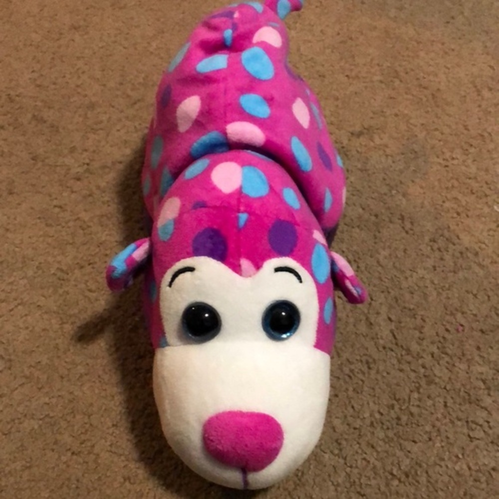 Flip‎ a Zoo polka dot and flippable sequin stuffed dog plush FINAL PRICE